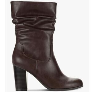 Style & Co. Women's Saraa Slouch Brown Mid-Calf Boots 11 Medium